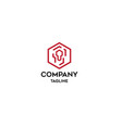system company logo template vector image