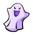 happy halloween ghost holiday vector image vector image