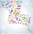 music background vector image