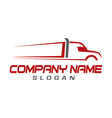 truck symbol vector image vector image