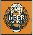 beer glasses for the bar vector image