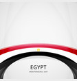 celebrating egypt independence day vector image vector image