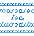 sea background vector image vector image