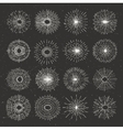 vintage sunburst vector image