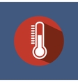 thermometer sign isolated icon vector image