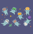 animals in space vector image