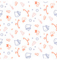 household line icon seamless pattern vector image vector image