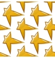 glossy golden stars seamless pattern vector image