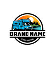 rv camper van caravan motor home vector image