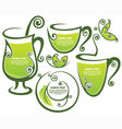 healthy drinks vector image