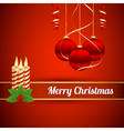christmas background vector image