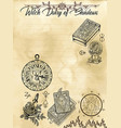witch diary page 4 vector image