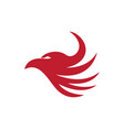 falcon logo template vector image vector image