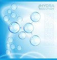 hyaluronic acid or abstract molecules design vector image