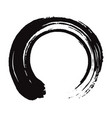 japanese enso zen black ink art vector image