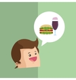 sandwich design healthy food concept menu icon vector image