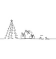 minimal happy new year web banner background one vector image vector image