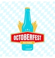 oktoberfest label vector image vector image