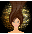 girl in the club vector image vector image