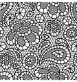seamless vintage fashion lace pattern vector image