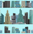 urban city outdoor landscape skyscraper house vector image vector image