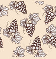 seamless pattern grape vector image vector image