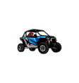 utv - atv logo design vector image vector image