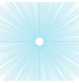 sunburst background thin blue radial lines vector image vector image
