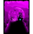 halloween background vector image