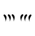 happy halloween claws vector image
