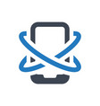 mobile stabilization icon vector image vector image
