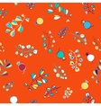 abstract seamless pattern with leaves vector image