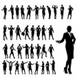 businesswoman set1 vector image vector image