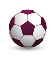 isolated soccer ball for sports world competition vector image vector image