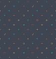 seamless pattern in thin flat style vector image