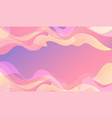 modern colorful flow poster wave liquid shape vector image vector image