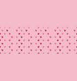 pink hearts vector image vector image