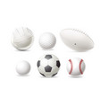 tennis cricket golf ball for betting promo vector image