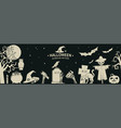seamless pattern for halloween celebration vector image vector image