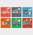 concept of travel or studying vector image vector image