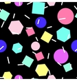 seamless geometric pattern memphis style vector image