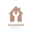 logo of repair house vector image