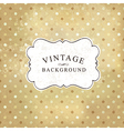vintage polka dot vector image vector image