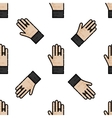 wedding flat pattern vector image vector image