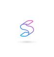 letter s logo icon design template elements vector image vector image