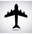 airplane travel vector image vector image