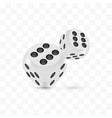 good luck award craps concept shiny realistic vector image
