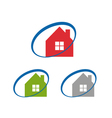 real estate icons vector image