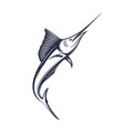 swordfish vector image