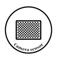 icon of photo camera sensor vector image